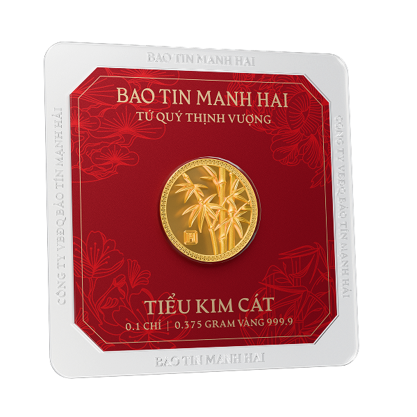 Trúc tròn, loại 0.1 chỉ - 24K (999.9)