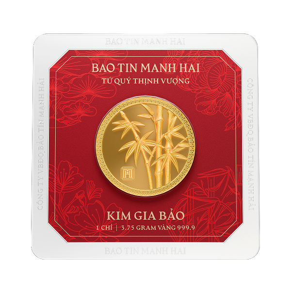 Trúc tròn, loại 1 chỉ - 24K (999.9)